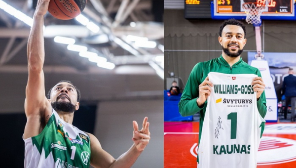 Nuvils sirgalius: N. Williamsas-Gossas pasakė, kad „Žalgiris“ nebuvo pirmasis pasirinkimas